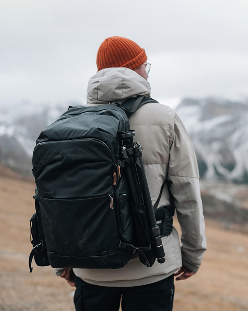 Shimoda camera bag lifestyle content by KØLTA Collective